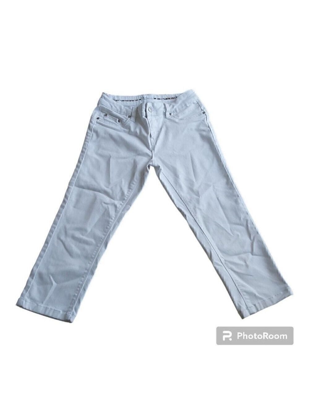 Suko White Straight Leg Powerstretch Jeans Size 4-Roadrunner Apparel White Denim